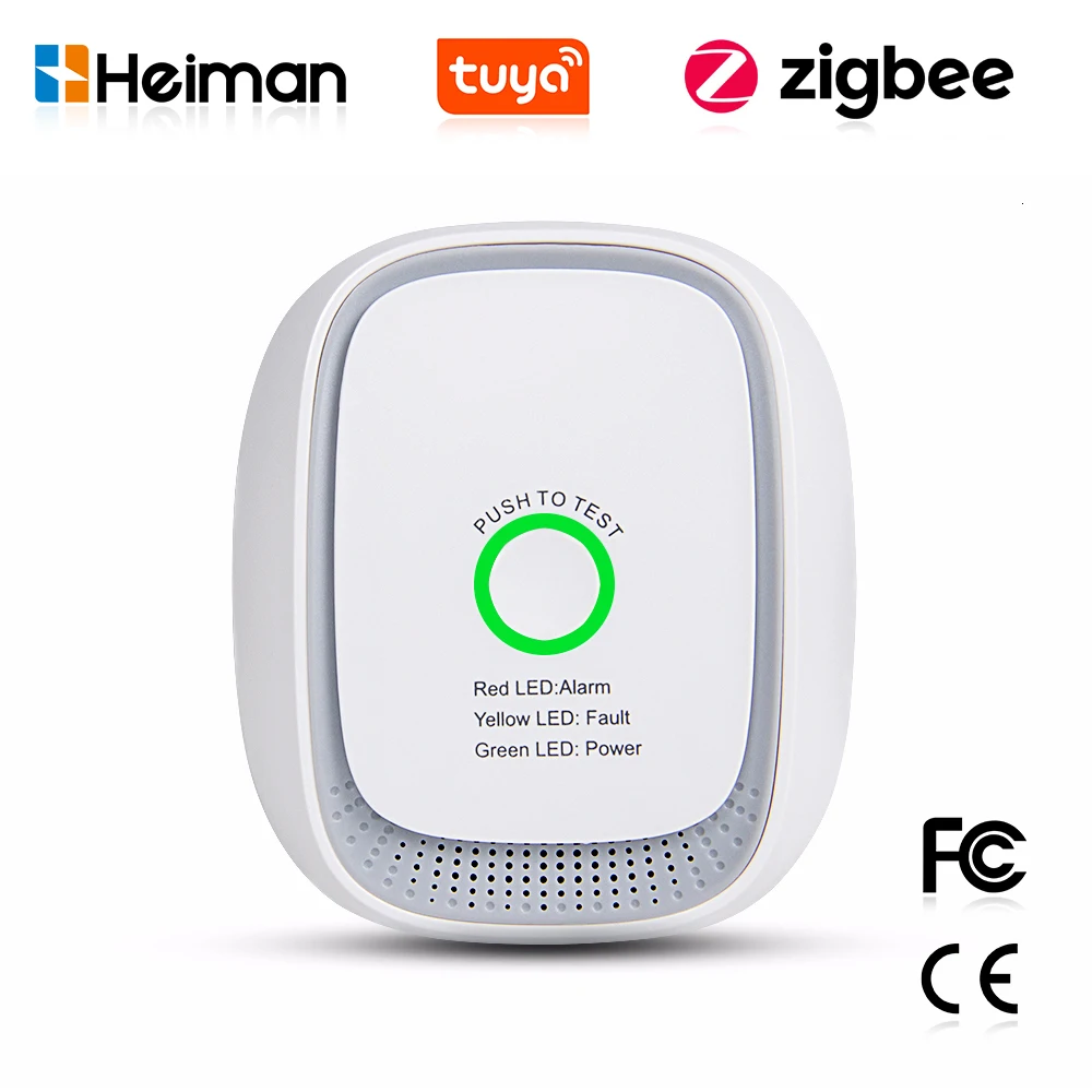 Smart Home System - HEIMAN Zigbee Tuya Brennbarer Gas-Sensor Erdgas-Leck-Detektor