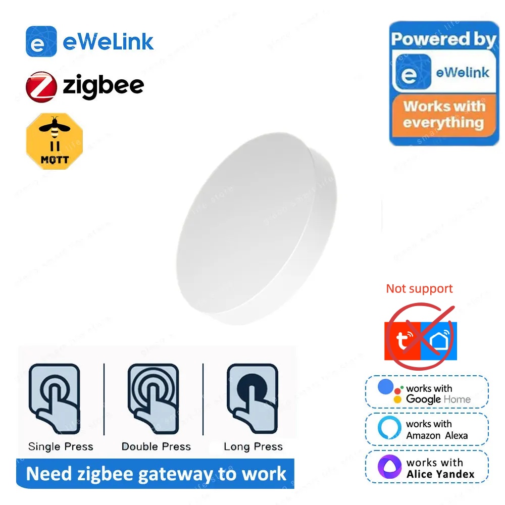 Smart Home Improvement - Zigbee Smart Button Szenenschalter Alexa Google