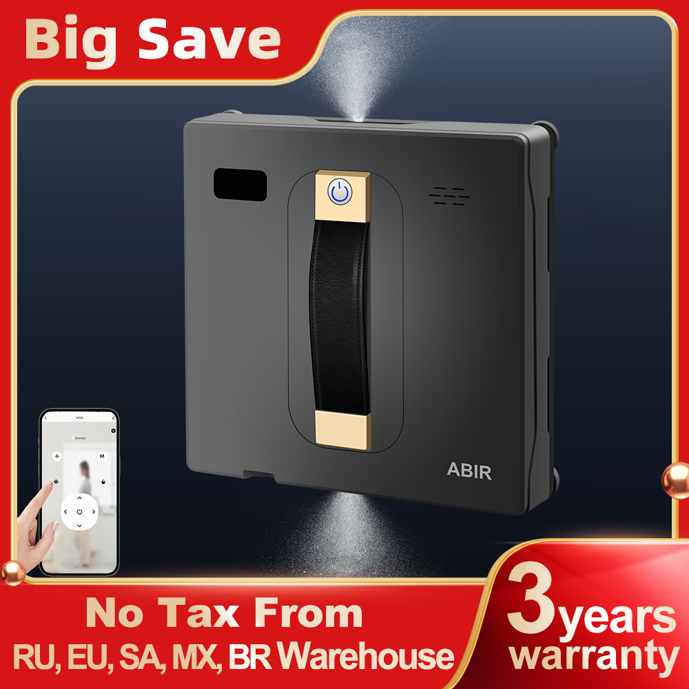Vacuum Cleaner Smart Home - ABIR WD8 Roboter-Fensterreiniger, Doppel-Wassersprühfunktion, Intelligenter Speicher,