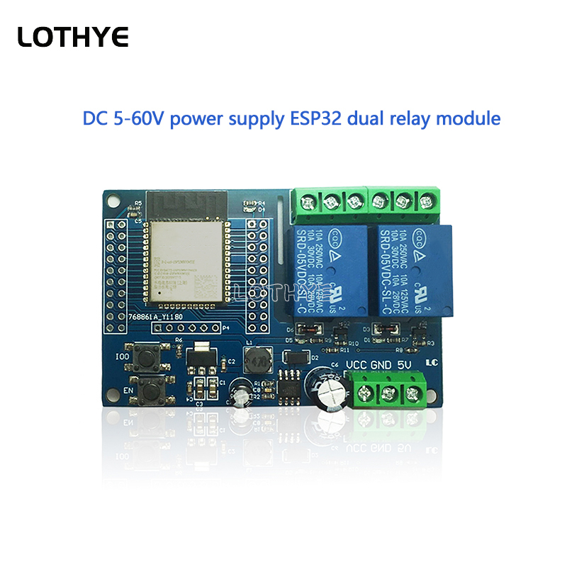 Smart Home Esp32 - ESP32 Dual-Kanal WLAN Bluetooth Relaismodul Sekundäres