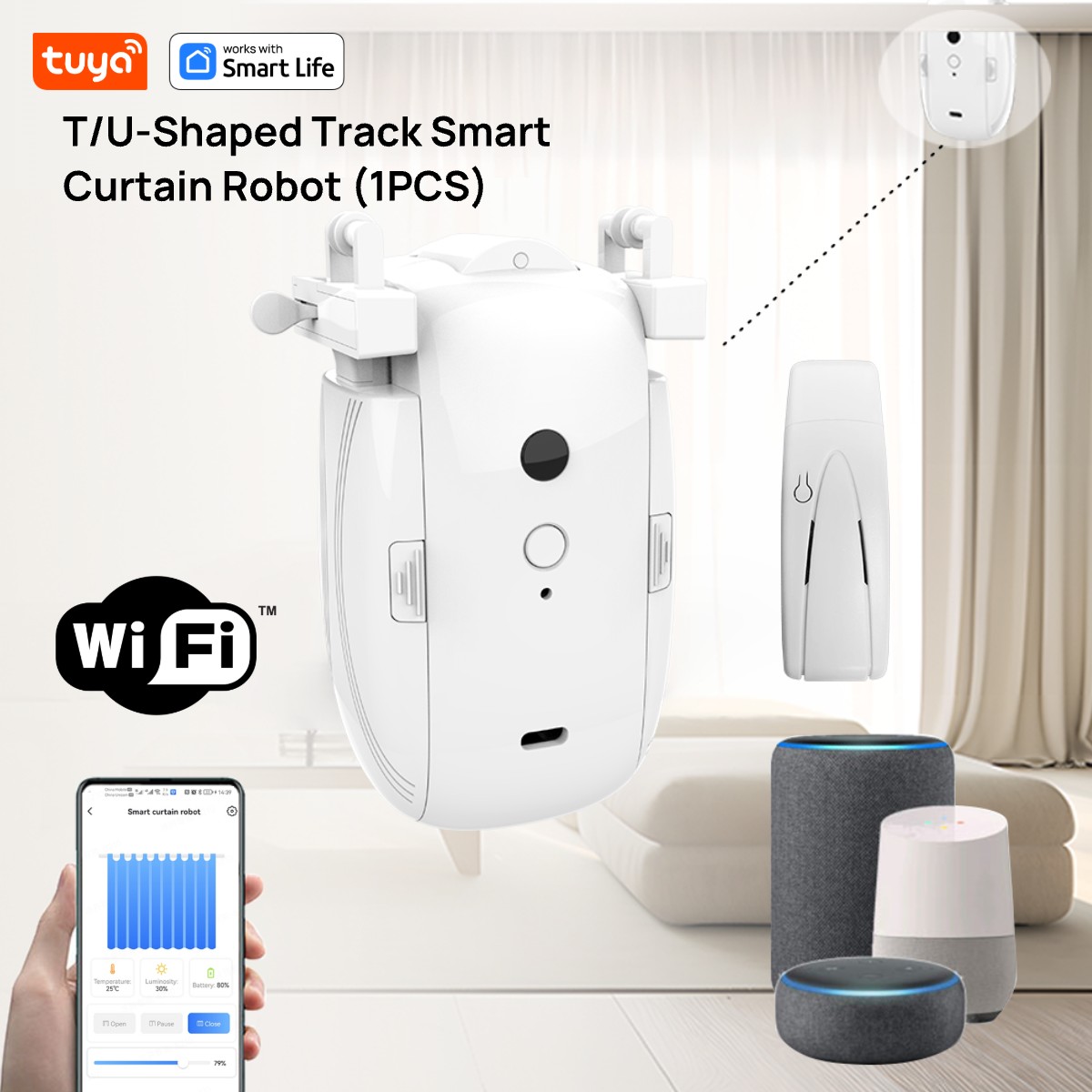 Smart Home Gira - Tuya Smart Wifi Vorhang Roboter (1