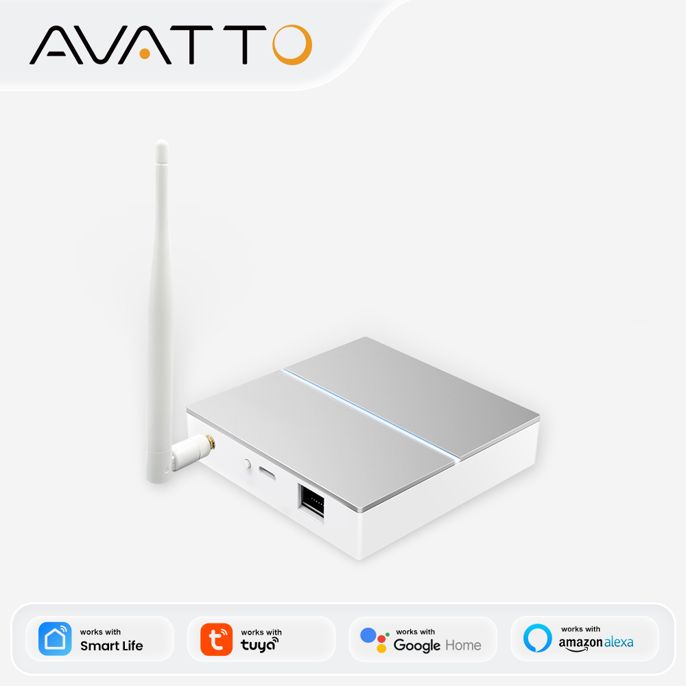 Smart Home Gira - AVATTO Tuya ZigBee Gateway mit Antenne
