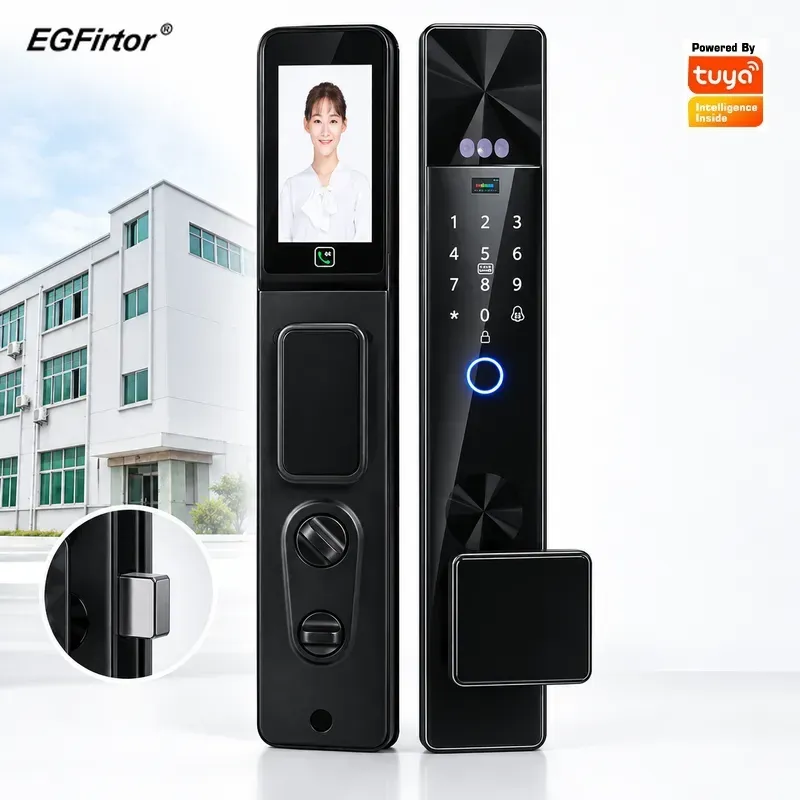 Wifi Doorbell Camera - für grenzüberschreitende Graffiti-Smart-Schlösser mit Gesichtserkennung, spanische