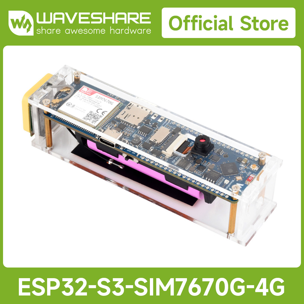 Smart Home Esp32 - Waveshare ESP32-S3 SIM7670G 4G-Entwicklungsboard, LTE Cat-1/WiFi/Bluetooth/GNSS-Positionierung,