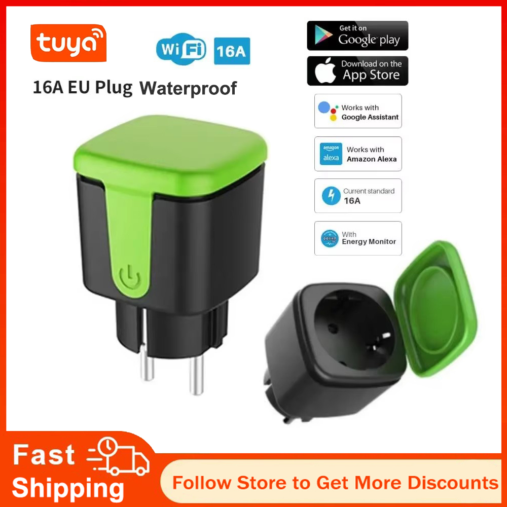 Smart Wall Socket - Tuya EU 16A WLAN Smart Wasserdichte