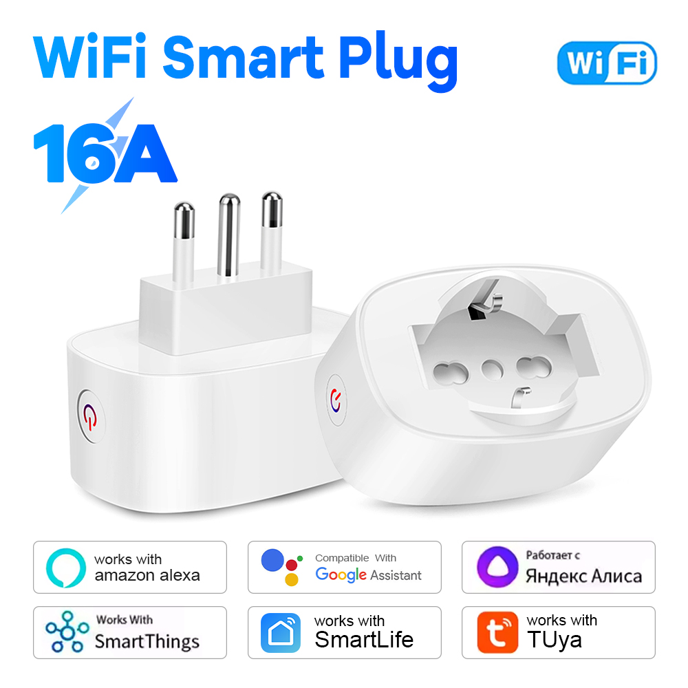Smart Wall Socket - Intelligente WiFi-Buchse BSD60, italienischer chilenischer Stecker,