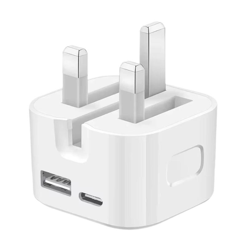 Smart Wall Socket - Tragbares GB-Stecker Typ-C Schnellladegerät Hochgeschwindigkeits-Wandladegerät für