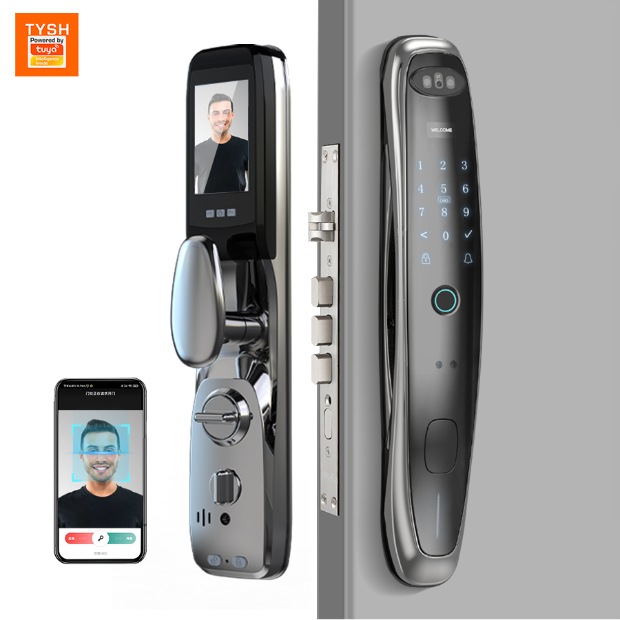 Wifi Doorbell Camera - Tuya WiFi Kamera Smart Lock 3D