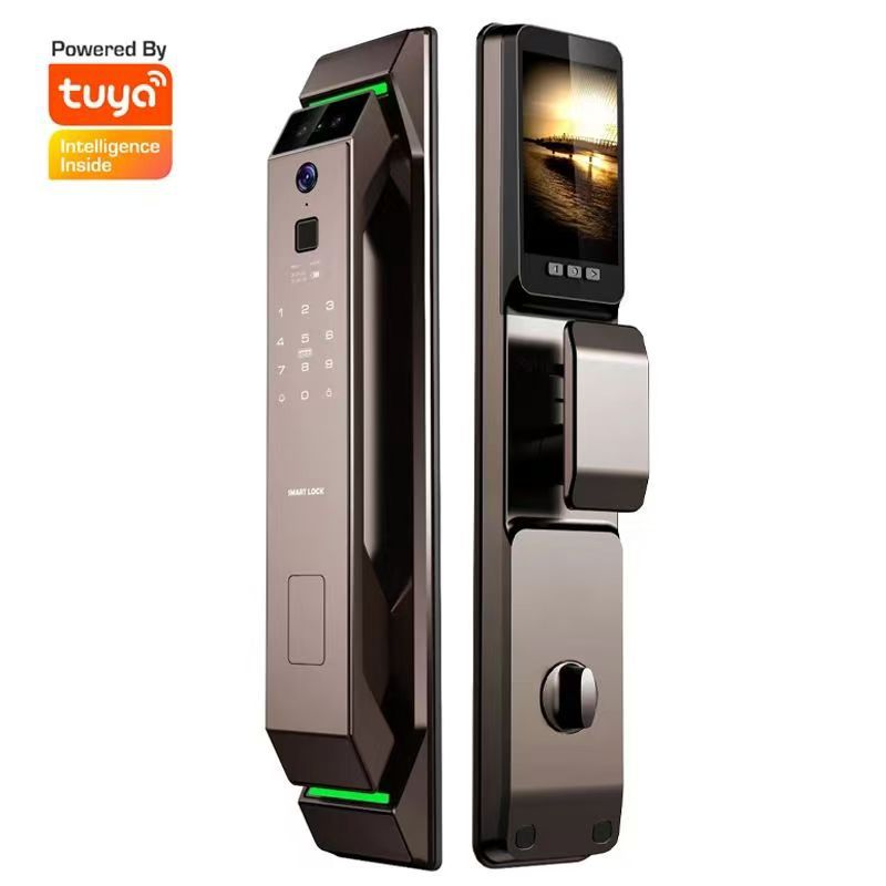 Wifi Doorbell Camera - 3D-Gesichtserkennung Fingerabdruck-Entriegelung Eingangstür Passwort TUYA Smart
