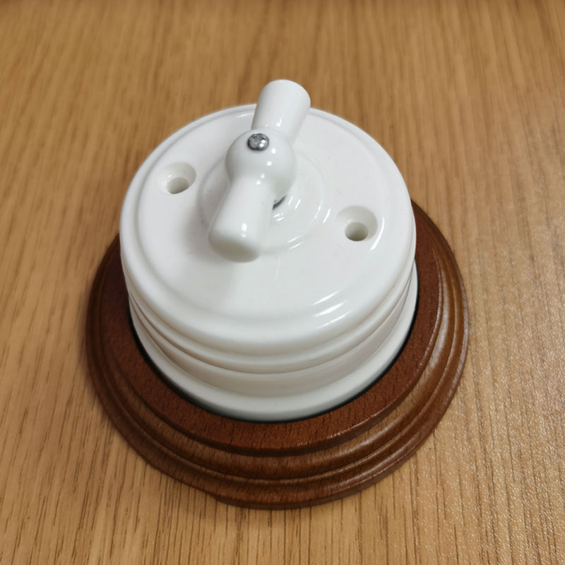 Smart Home Improvement - Hochwertiger EU-Keramikschalter für Heimwerker, Wandlampenschalter, Intelligenter