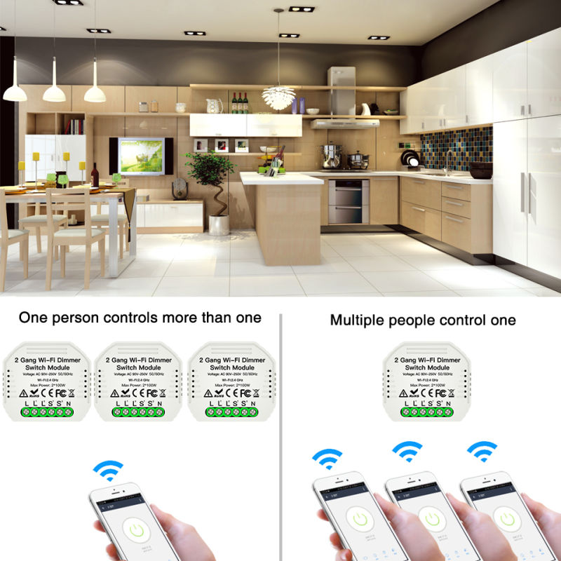 2Gang Wifi Dimmer Licht Schalt – Smart Home Improvement Bewertung und Preis