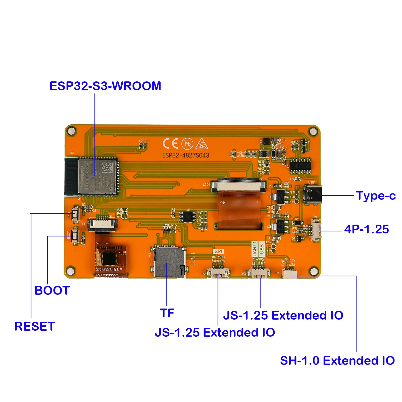 ESP32-4827S043C 4,3 Zoll Smart – Smart Home Esp32 Bewertung und Preis