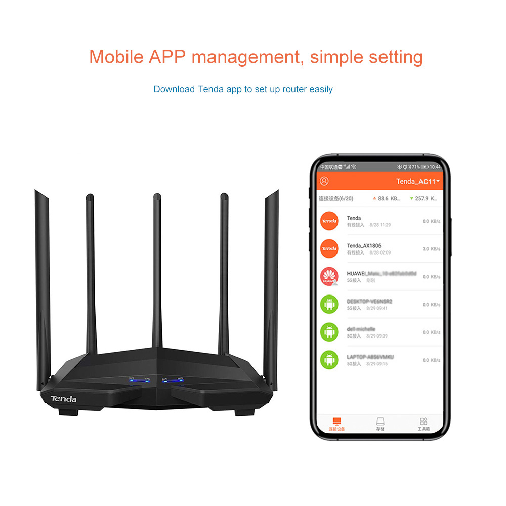 Tenda AC11 Gigabit WLAN-Router – Smart Home Utilities Bewertung und Preis