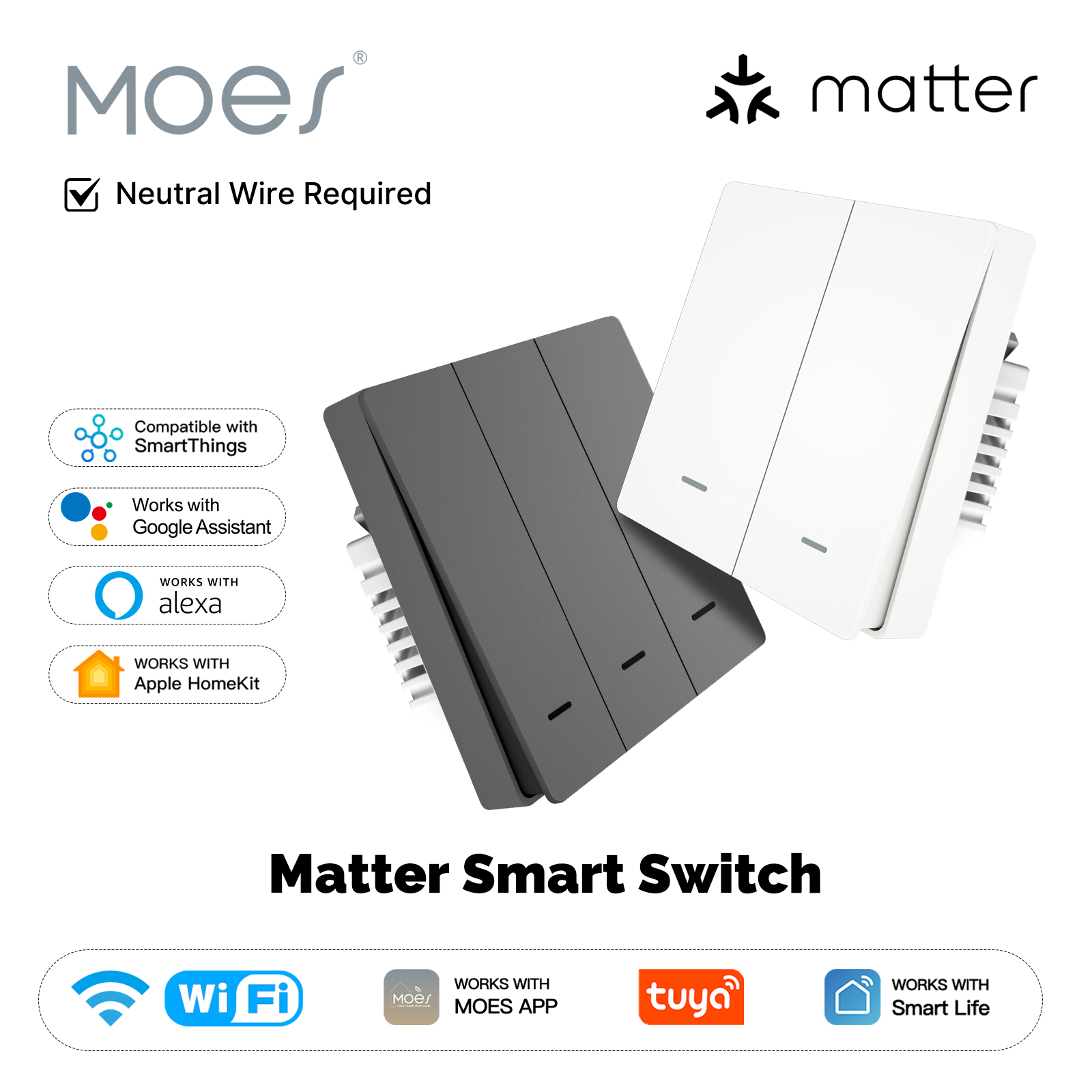 MOES Matter Tuya WiFi Smart Li – Smart Home Internet Bewertung und Preis