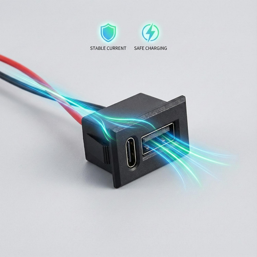 Dualer USB-C-Buchsenanschluss  – Smart Home Utilities Bewertung und Preis